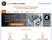 Tablet Screenshot of 4thstreetmedical.com